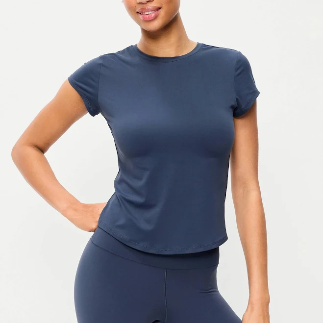 top Old Navy Women's Studiosmooth Short-Sleeve Base Layer Top Old Navy $16