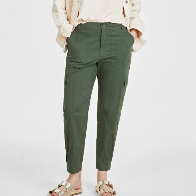 cargo pants On 34th Women's Tapered Ankle-Length Cargo Pants Macy's $24.99