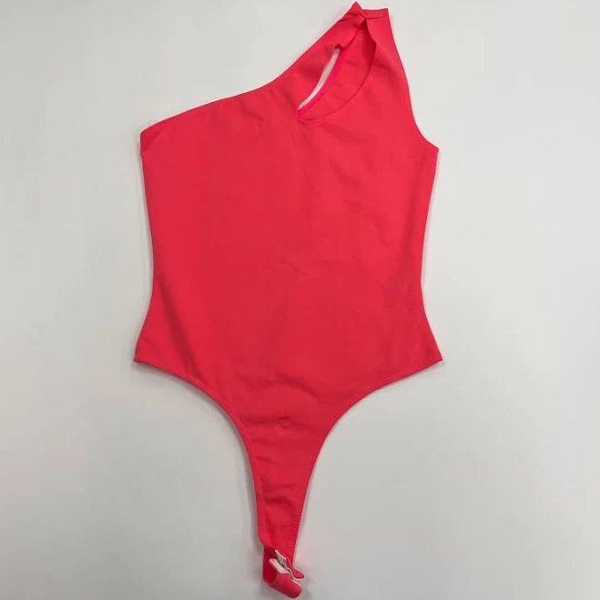 bodysuit One Shoulder Contour Knit Bodysuit K MOMO $14.99