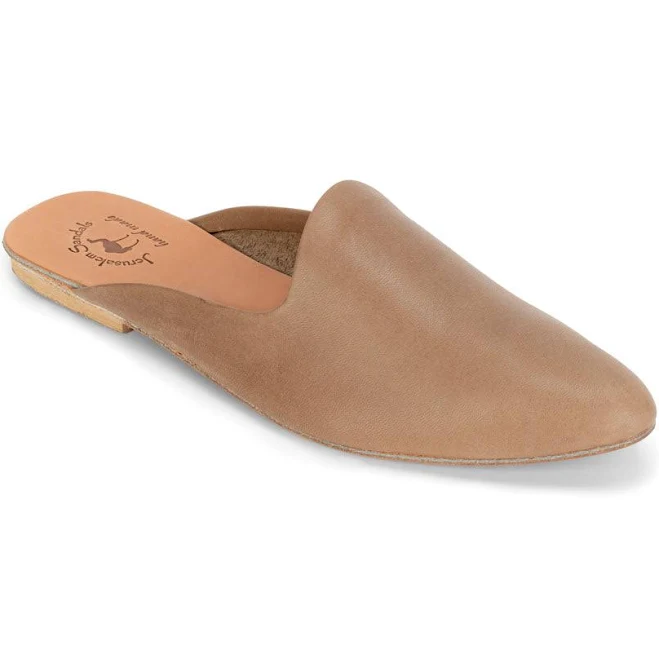 shoes Pointed Toe Leather Mule - Nihi - Brown, Size 10 | Jerusalem Sandals Jerusalem Sandals $79.95