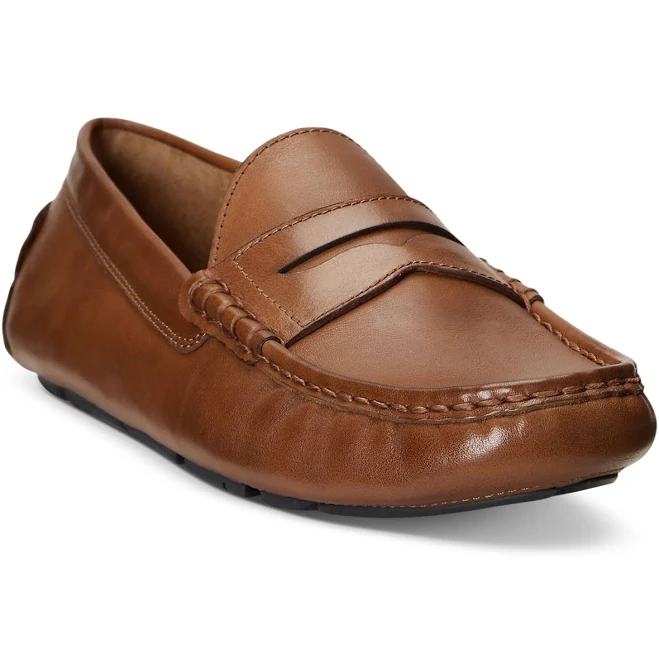 shoes Polo Ralph Lauren Men's Anders Leather Penny Driver Loafers Macy's $168