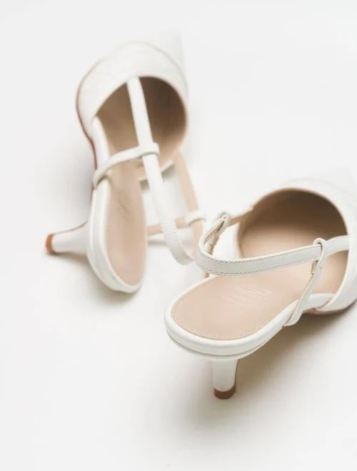 shoes Prologue Shoes Goodge Slingback Pointed Toe Pump in White at Nordstrom, Size 8.5 Nordstrom $129