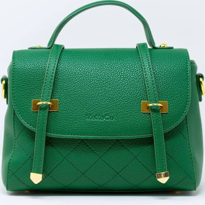 bag Quilted Vegan Leather Top Handle Crossbody Purse Etsy - Seller $26