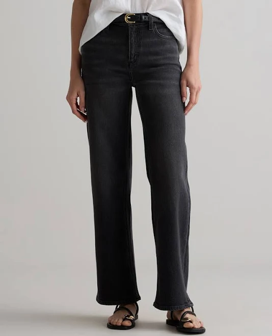 bottom Quince Women's Bella Stretch Relaxed Straight Organic Cotton Jeans Quince $50