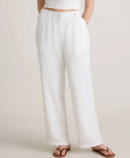 pants Quince Women's European Linen Pleated Trousers Quince $52