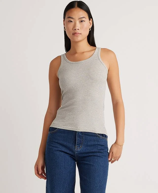 top Quince Women's Organic Cotton Micro-Rib Tank Top Quince $19.9