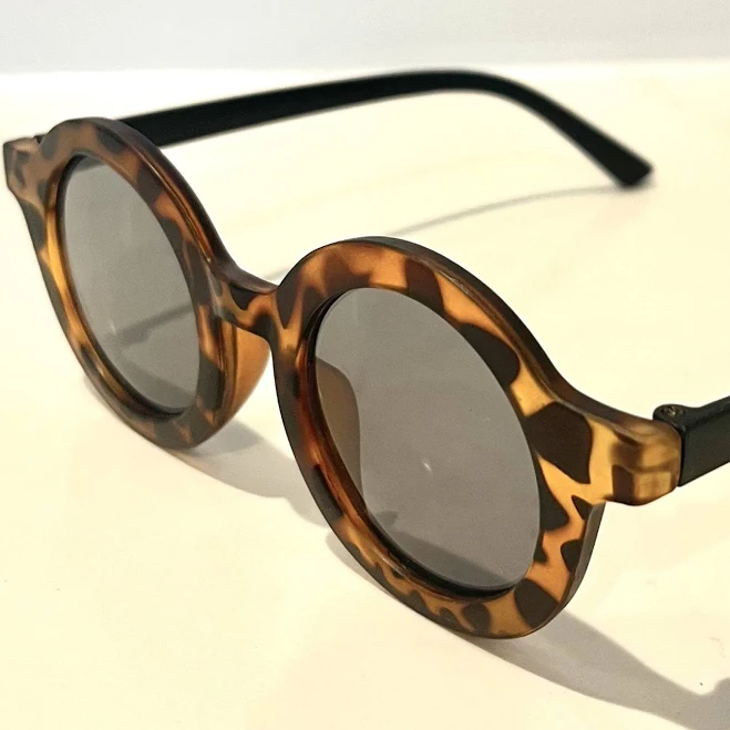 accessory Retro Round Tortoiseshell Sunglasses Buttercup Baby Co. $12.99