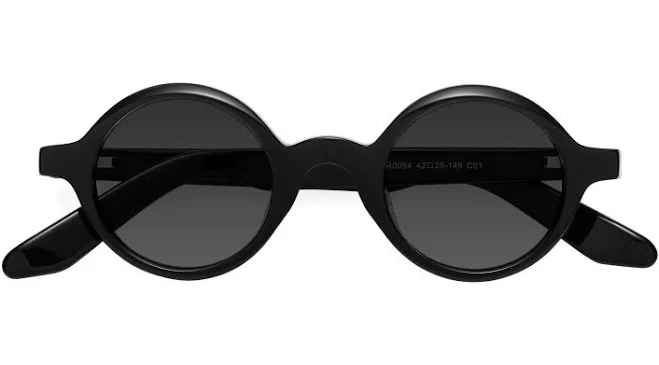 accessory Retro-Vintage Acetate Round Sunglasses Yesglasses $46.24