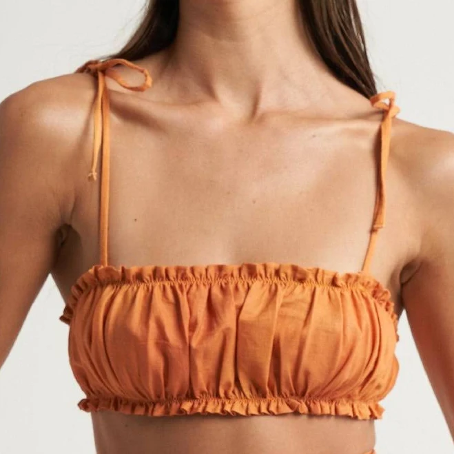 top Ruched Bandeau Top SIGAL $15