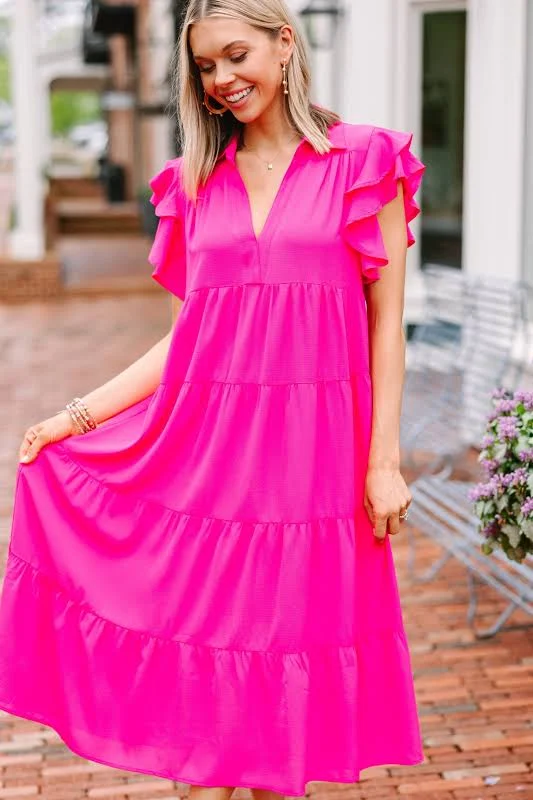 sundress Ruffled Midi Dress The Mint Julep Boutique $58