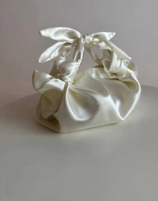 bag Satin Knot Clutch Bag Etsy - MirariBags $138