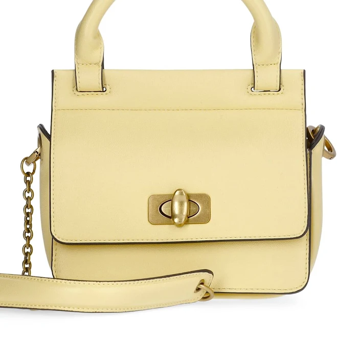 bag Scoop Women's Faux Leather Top Handle Mini Bag with Crossbody Strap Walmart $28