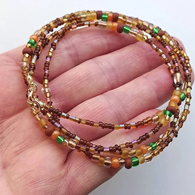 accessory Seed Bead Necklace Etsy - TatjJewelryWithSoul $29.59