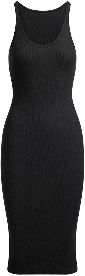 sundress Skims Cotton Rib Tank Midi Dress SKIMS $78