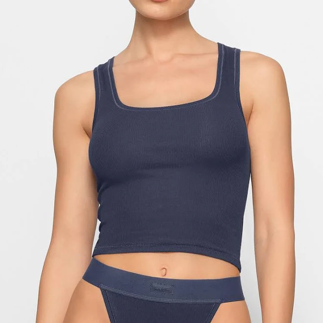 crop top SKIMS Women's Cotton Rib Tank Top SKIMS $38