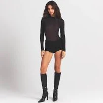 bodysuit Skims Women's Mock Neck Long Sleeve Bodysuit SKIMS $88