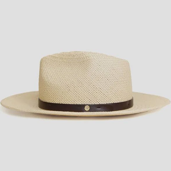 accessory Southern Gents Geoffery Straw Fedora Hat – Natural Southern Gents $130