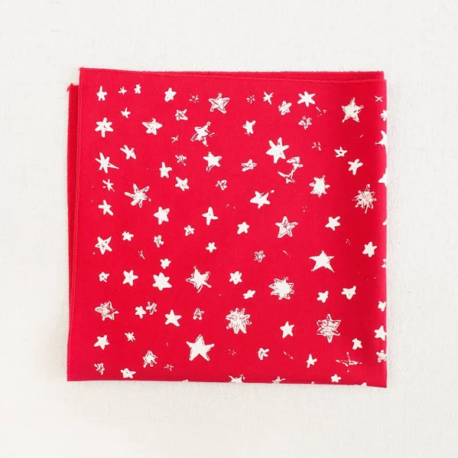 accessory Star Patterned Cotton Bandana Etsy - maryink $25