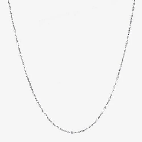 accessory Sterling Silver Cable Chain Necklace JCPenney $21.6