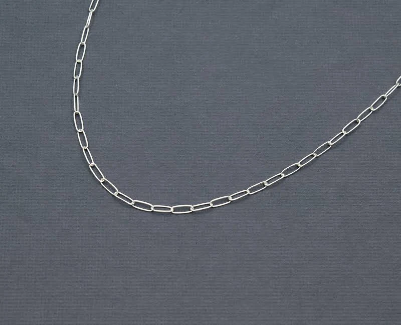 accessory Sterling Silver Elongated Rectangle Link Choker Necklace Etsy - AlisaStudioDesign $30.6