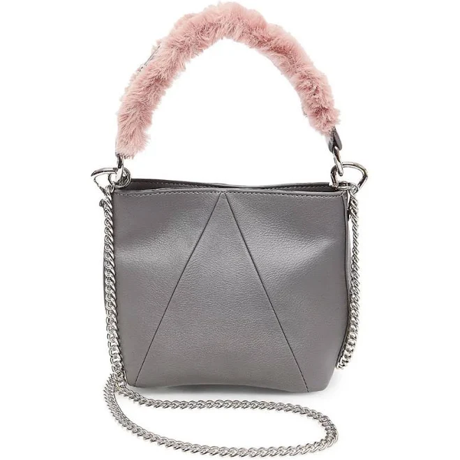 bag Steve Madden Bags | Steve Madden Black Bag With Pink Fur Handle | Color: Black/Pink | Size: Os | Vivicagrand's Closet Poshmark $38