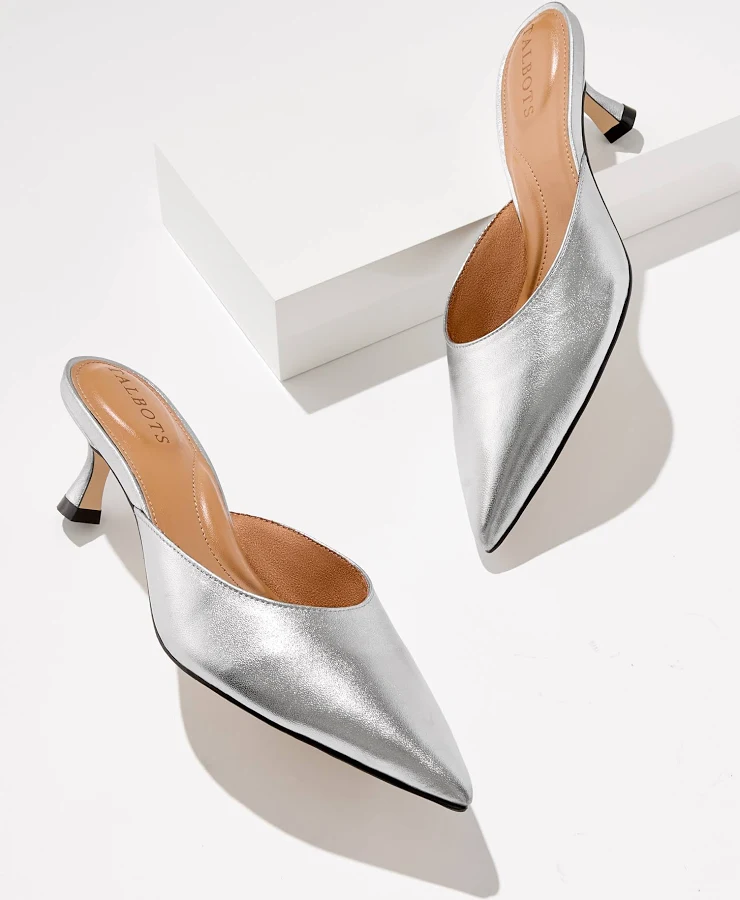 shoes Talbots Women's Ember Metallic Nappa Mules Talbots $101.4
