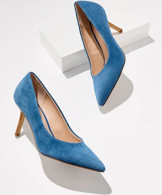 shoes Talbots Women's Sasha Suede Pointed Toe Pumps Talbots $111.3