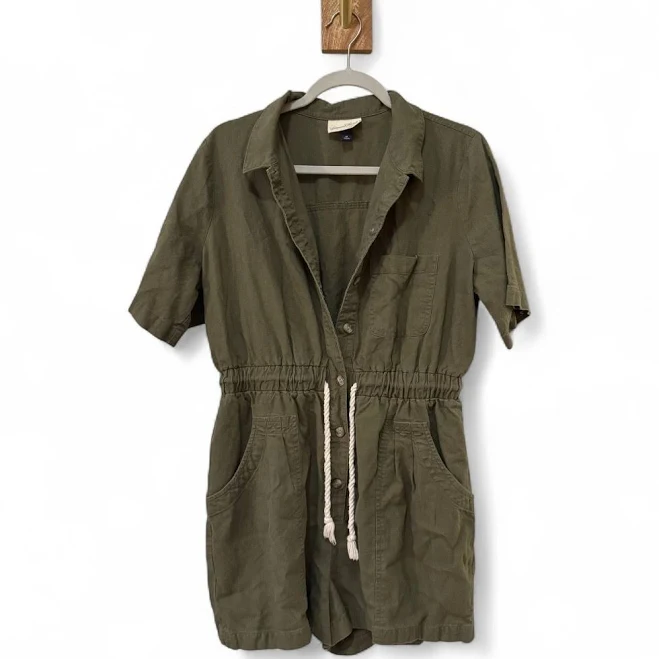romper Target Women’s Utility Romper – Olive Green Short Sleeve One-piece eBay $17.99