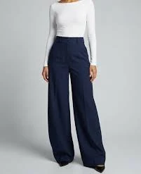 pants The Aurora High-Waisted Wide-Leg Trousers - S Faza Atelier $161.15