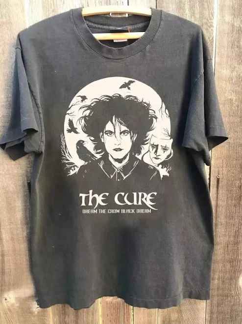 top The Cure Rock Band Short Sleeve Charcoal Color Shirt Men Women S-5xl eBay - cecilia2245 $24.99