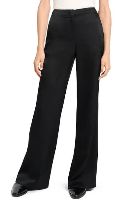 pants Theory Women's Satin Fluid Pants Nordstrom $134