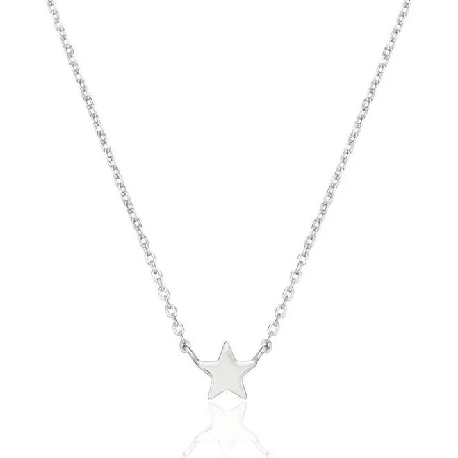 accessory Tiny Star Silver Necklace LILY & ROO $103