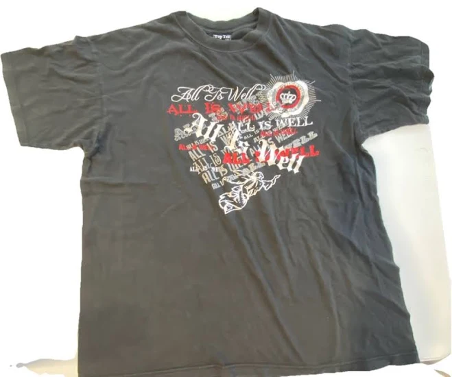 top Top Tee Y2k Graphic T-shirt 2xl Black Red White Streetwear Oversized eBay $18