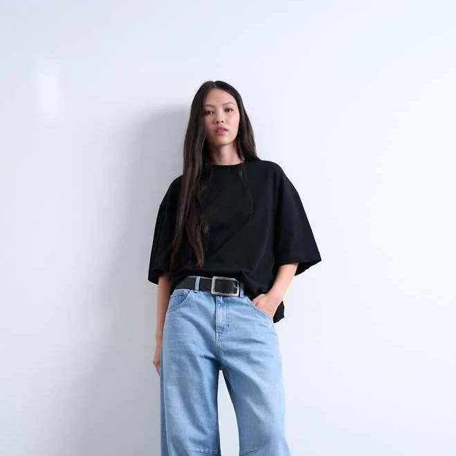 top Topshop Oversized Drop Shoulder Tee ASOS $27.99