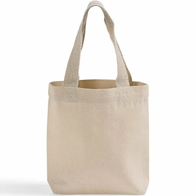 bag Tote Bag Factory 8 in Mini Cotton Canvas Gift Tote Bags TC208 ToteBagFactory $1.18