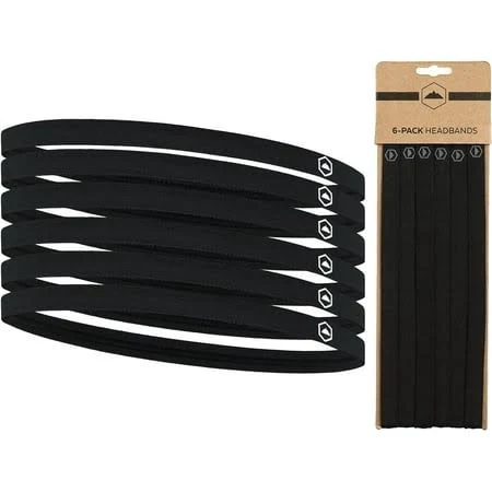 accessory Tough Headwear Stretchy Elastic Headbands (6 Pack) Walmart - Elevate Brands $12.95
