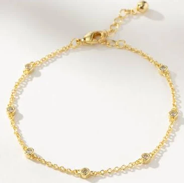 accessory Uncommon James Everyday Glam Gem and Chain Bracelet Uncommon James $48