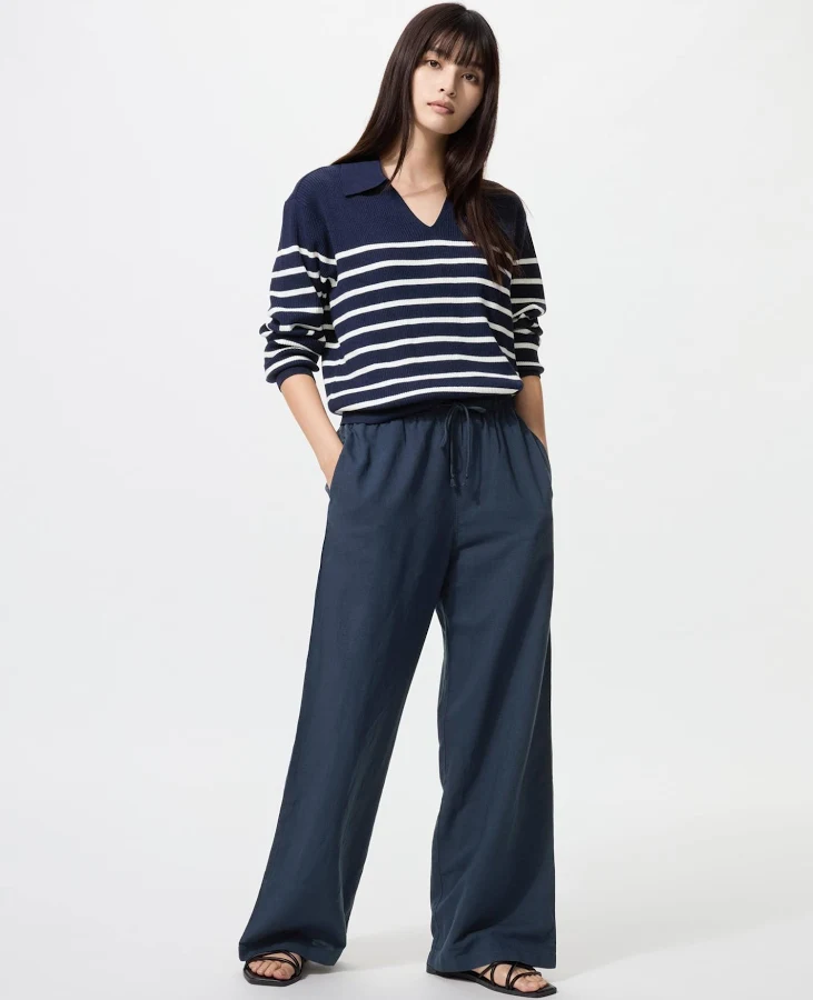 pants UNIQLO Women's Linen Blend Easy Pants uniqlo.com/us $39.9