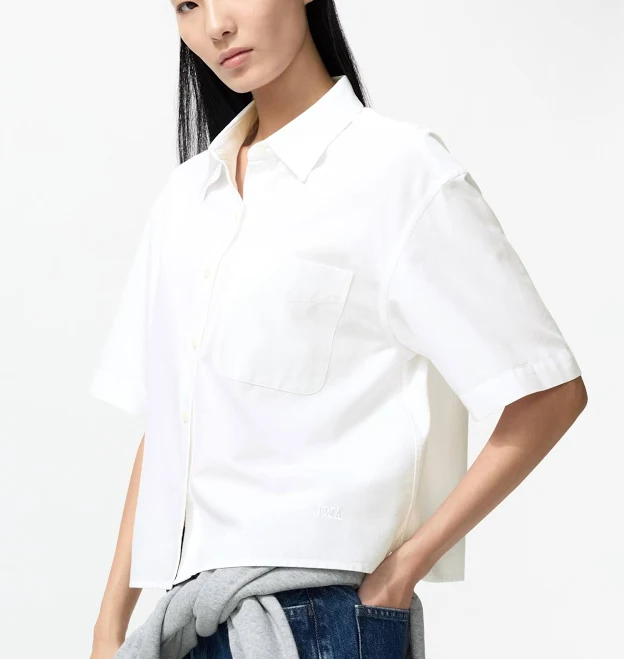 outerwear UNIQLO Women's Oxford Boxy Shirt uniqlo.com/us $39.9