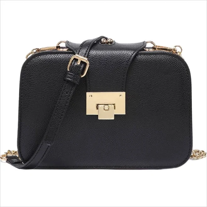 bag Vegan Leather Crossbody Bag with Chain Strap Etsy - Seller $49.99