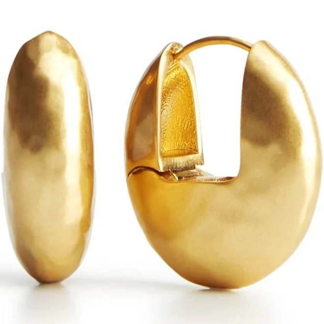 accessory Vera Bradley Hammered Hoop Earrings Vera Bradley Online Outlet $13.5