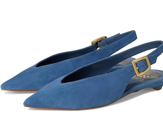 shoes Vince Camuto Valther Kitten Heel Slingback Flat Mule Women's 6pm.com $91.14