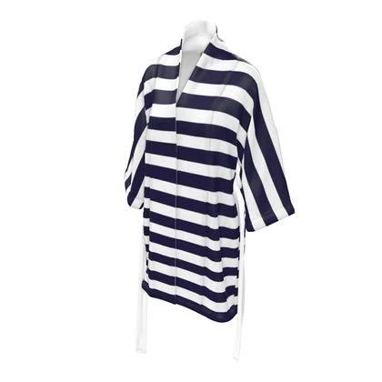 kimono Vintage 1990s Nautical Stripes Kimono contrado.com $99