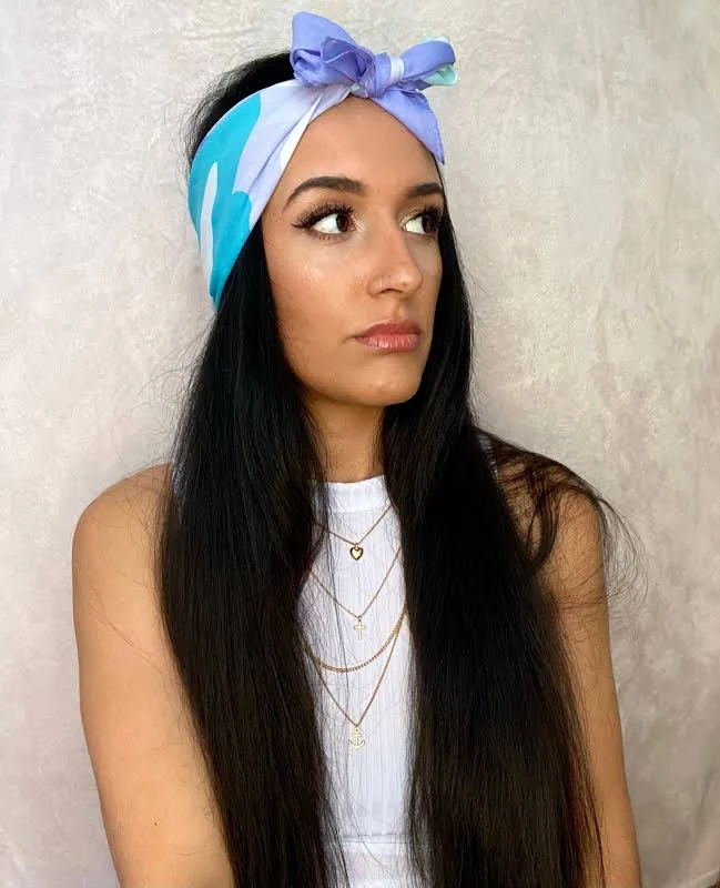 accessory Vintage Silk Headscarf Etsy - Seller $21.02