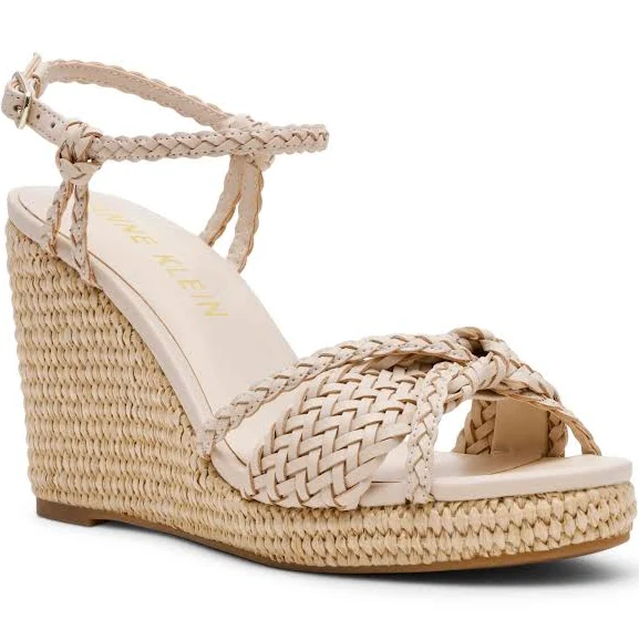 shoes Vow Espadrille Wedge | Anne Klein Bone Woven / 9.5 Anne Klein $99