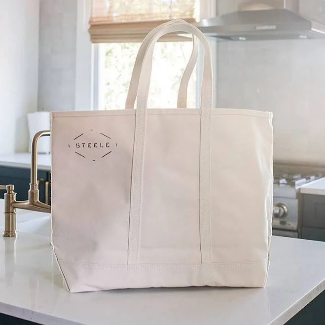 bag West Elm Natural Canvas Tote Bag west elm $69