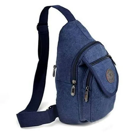 bag Westend Navy Crossbody Canvas Sling Bag Walmart - Boxed-gifts $17.99