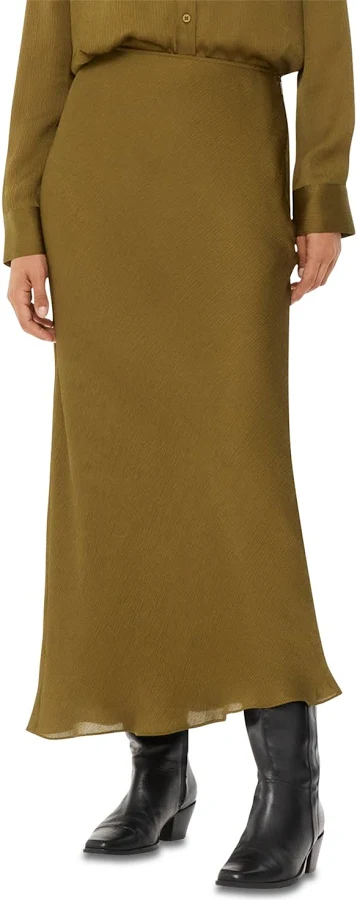 skirt Whistles Women's Satin Bias Cut Skirt Bloomingdale's $119