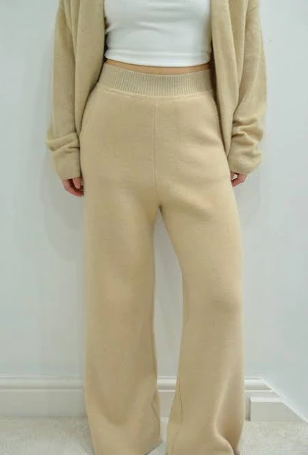 two piece set Wide Leg Cashmere Wool Blend Trousers Etsy - Seller $108.87