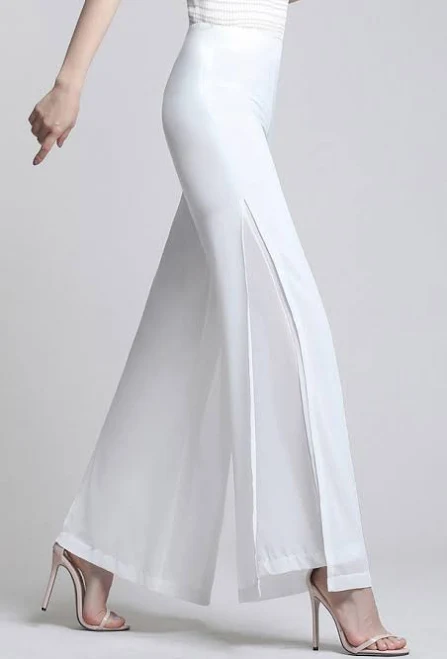 pants Wide-leg Chiffon Pants liwisi.com $20.9